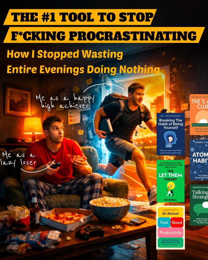 THE #1 TOOL TO STOP F*CKING PROCRASTINATING